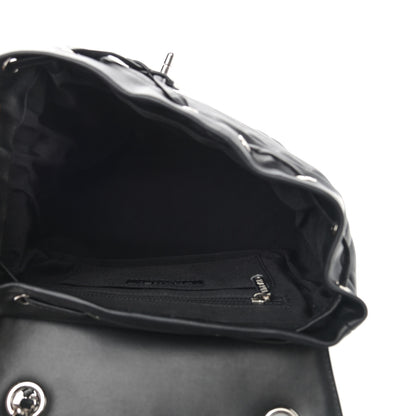 Chanel Calfskin Chevron Quilted Small Urban Spirit Backpack Black 5 of 12