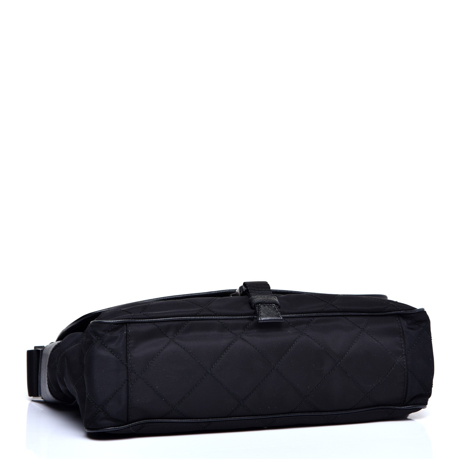 Prada Nylon Tessuto Impuntu Quilted Messenger Black 4 of 12