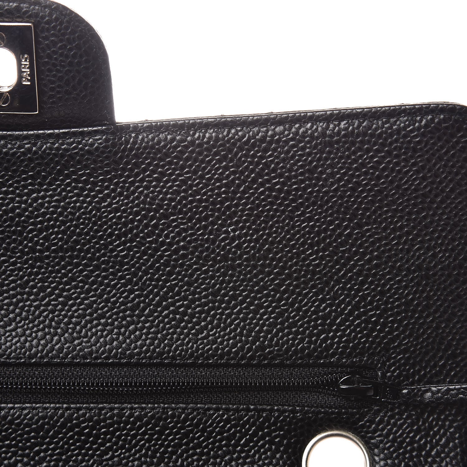 Chanel Caviar Quilted Medium Double Flap Black 8 of 11