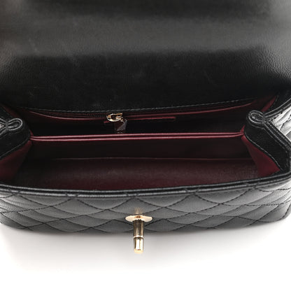 Chanel Caviar Quilted Mini Coco Handle Flap Black 4 of 11