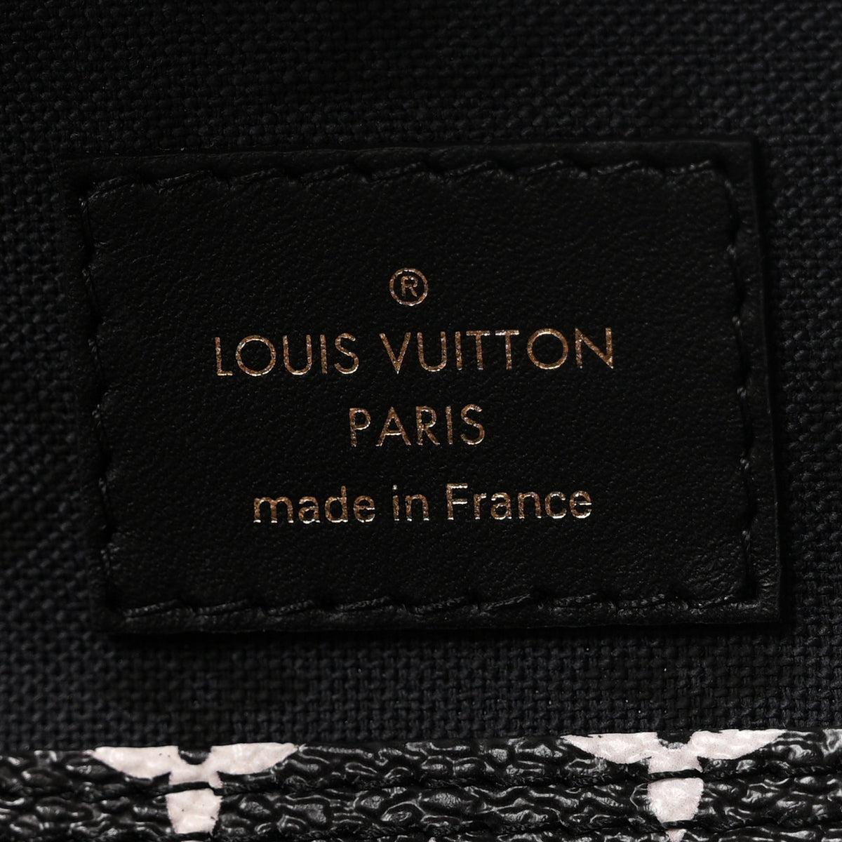 Louis Vuitton Monogram Giant Crafty Neverfull MM Creme Rouge Black 6 of 11