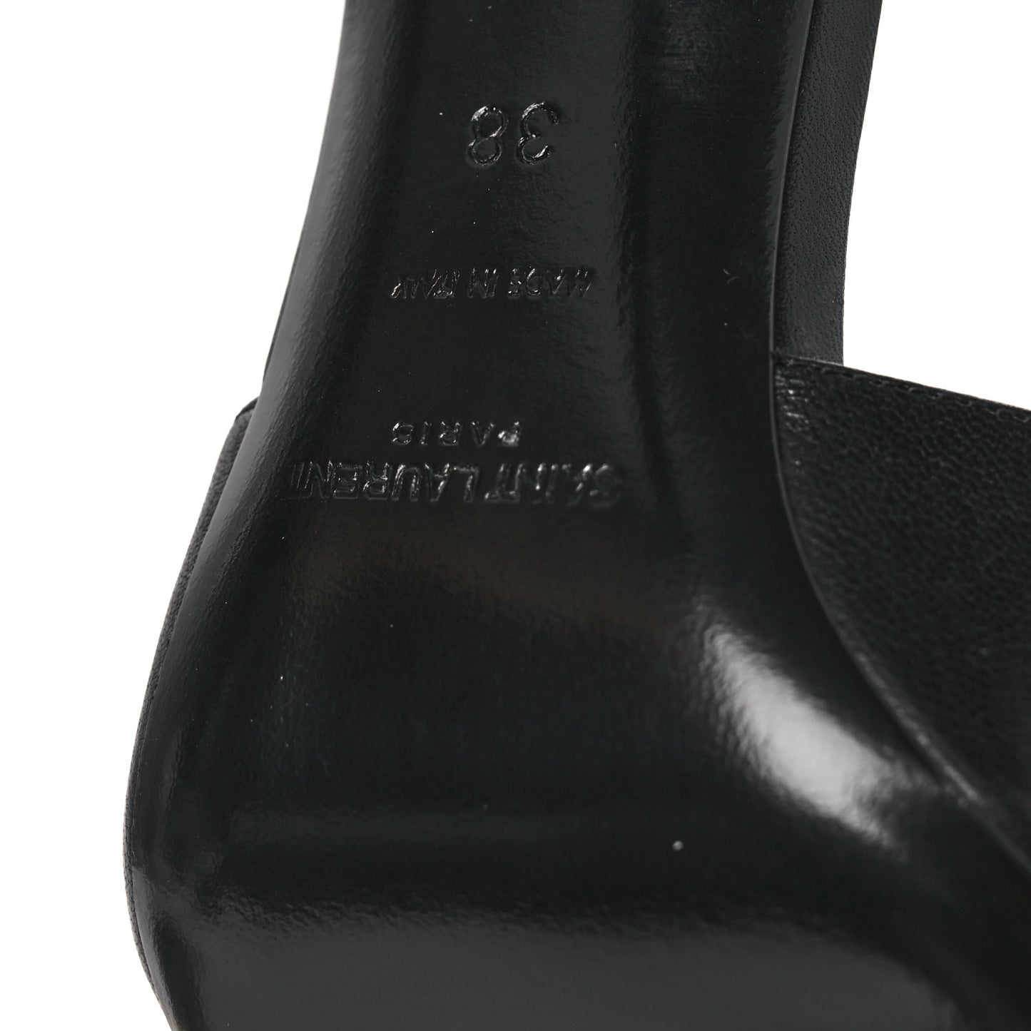 Smooth Calfskin Jeanne 110 Slingback Pumps 38 Black