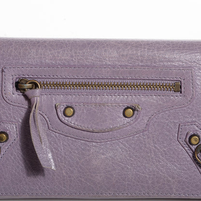 Balenciaga Agneau Classic Hardware Money Wallet Glycine 5 of 9