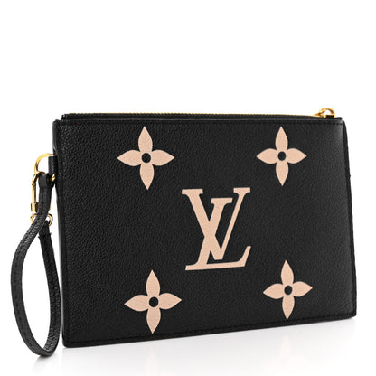 Louis Vuitton Empreinte Monogram Giant Neonoe MM Pochette Black Beige 3 of 10