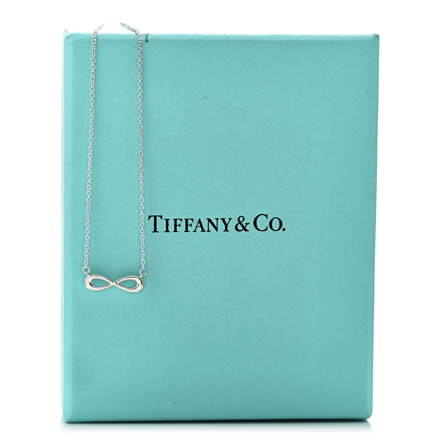Tiffany Sterling Silver Mini Infinity Pendant Necklace 6 of 6