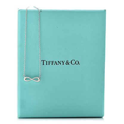 Tiffany Sterling Silver Mini Infinity Pendant Necklace 6 of 6