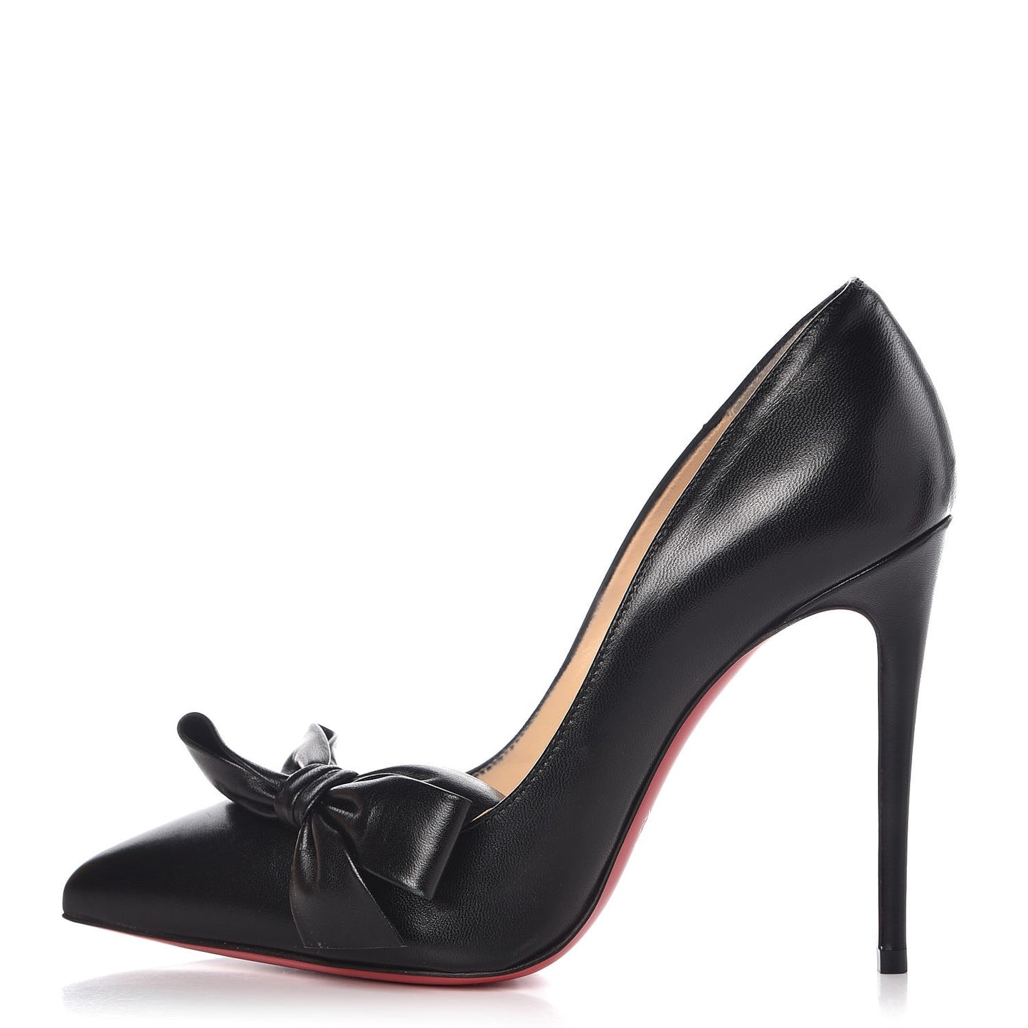 Shiny Nappa Madame Menodo 100 Pumps 35 Black