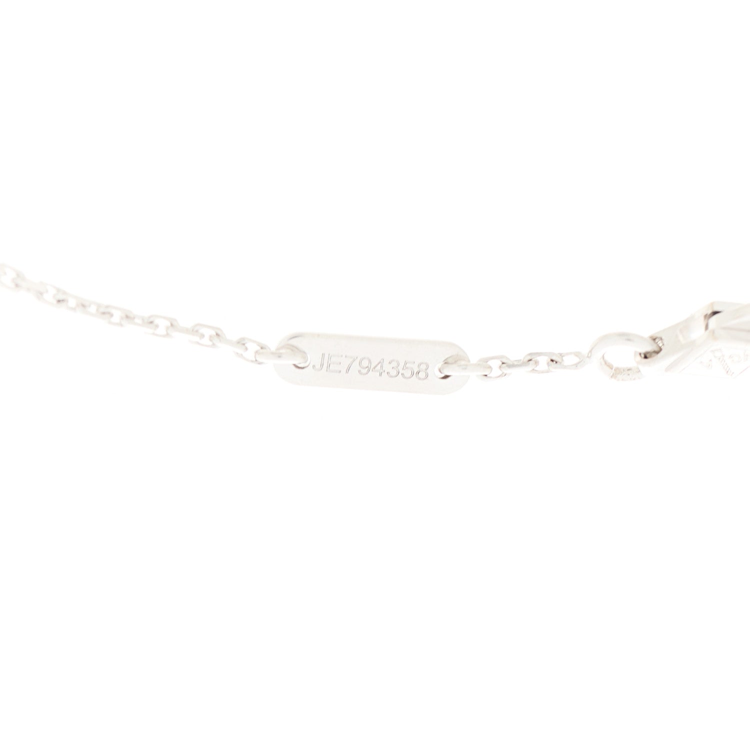 Van Cleef & Arpels 18K White Gold Diamond Sweet Alhambra Bracelet 3 of 5