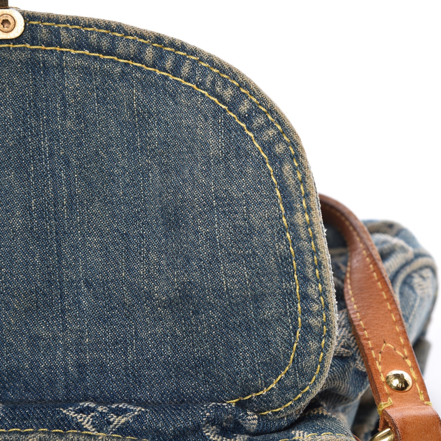 Louis Vuitton Monogram Denim Mini Pleaty Blue 11 of 13