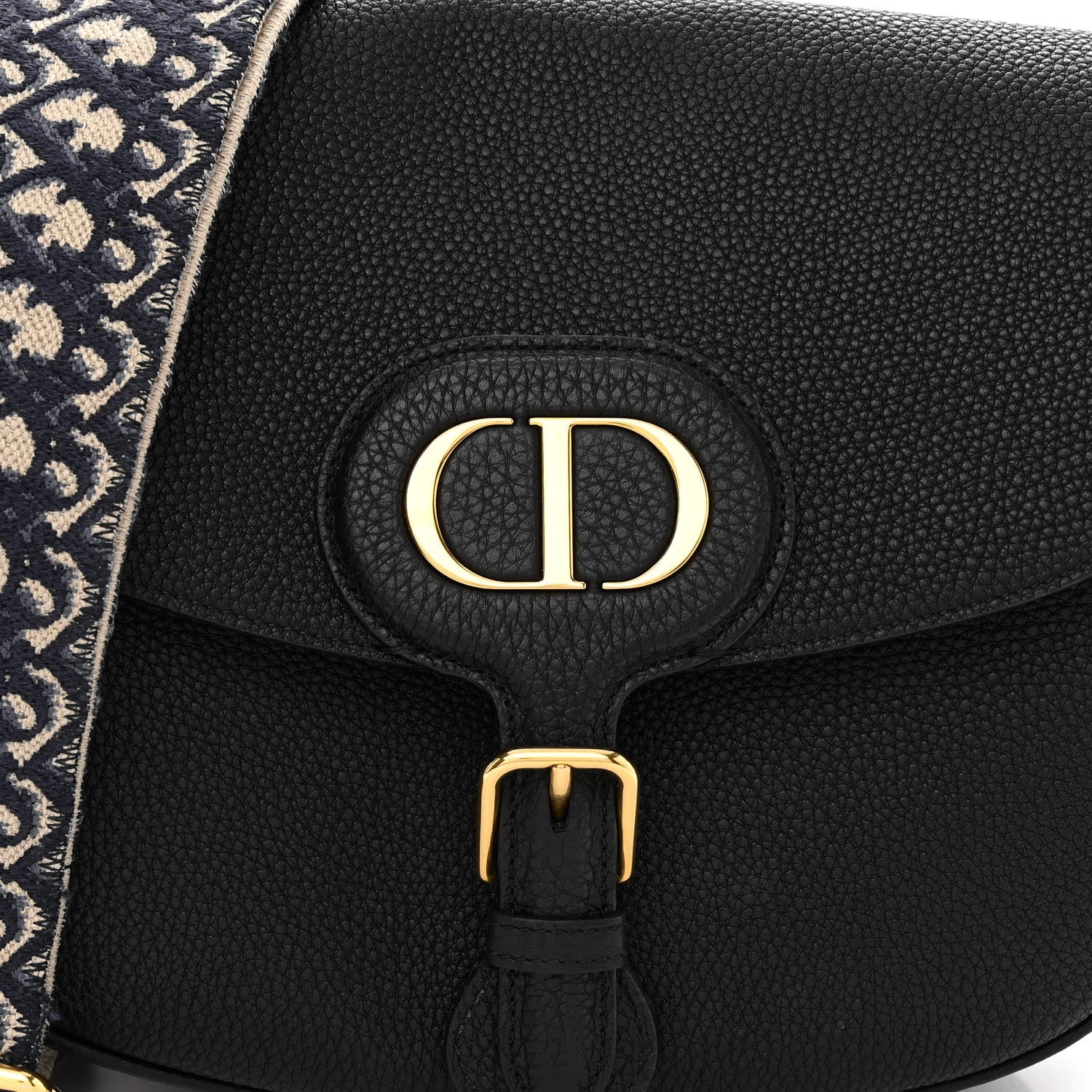 Christian Dior Grained Calfskin Large Bobby Flap Black 8 of 12