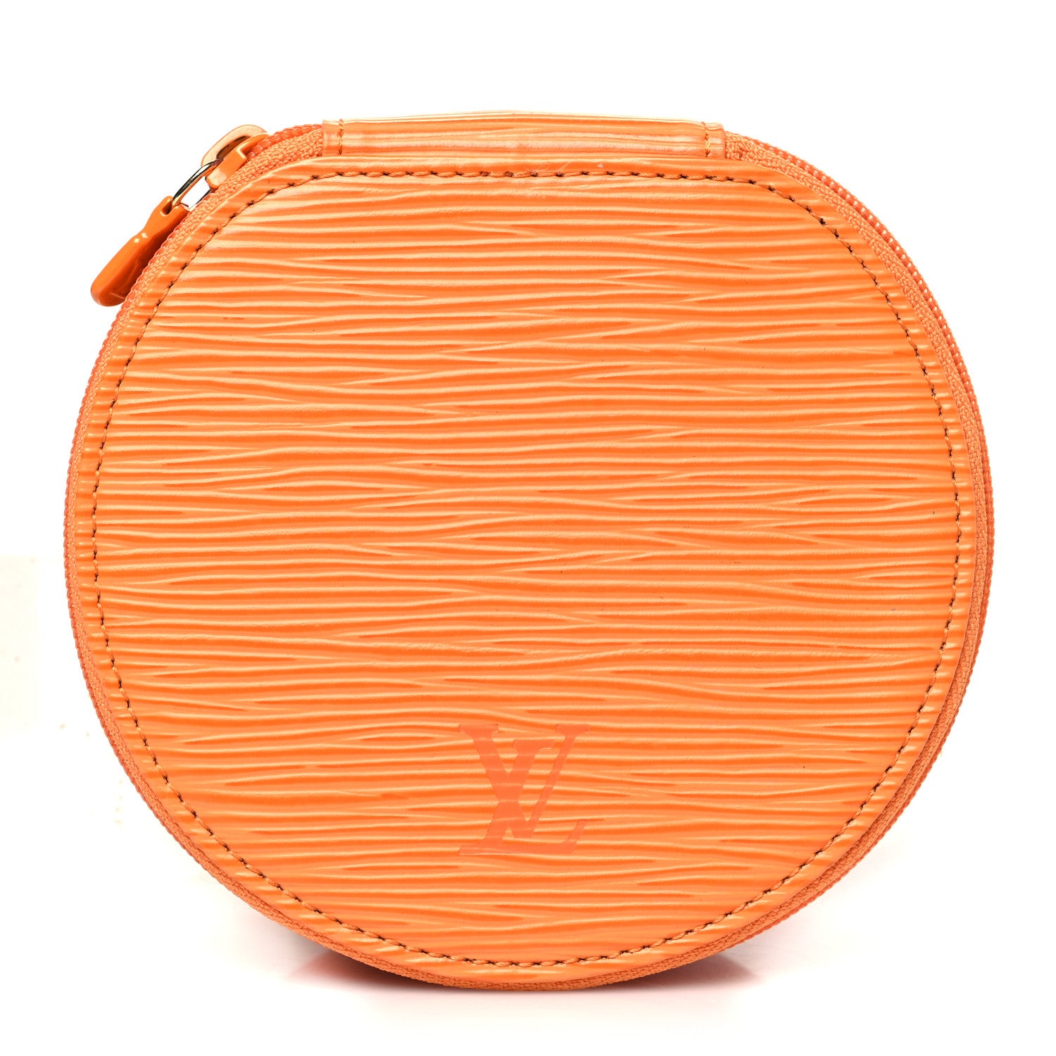 Louis Vuitton Epi Ecrin Bijoux 12cm Jewelry Box Case Mandarin 1 of 7