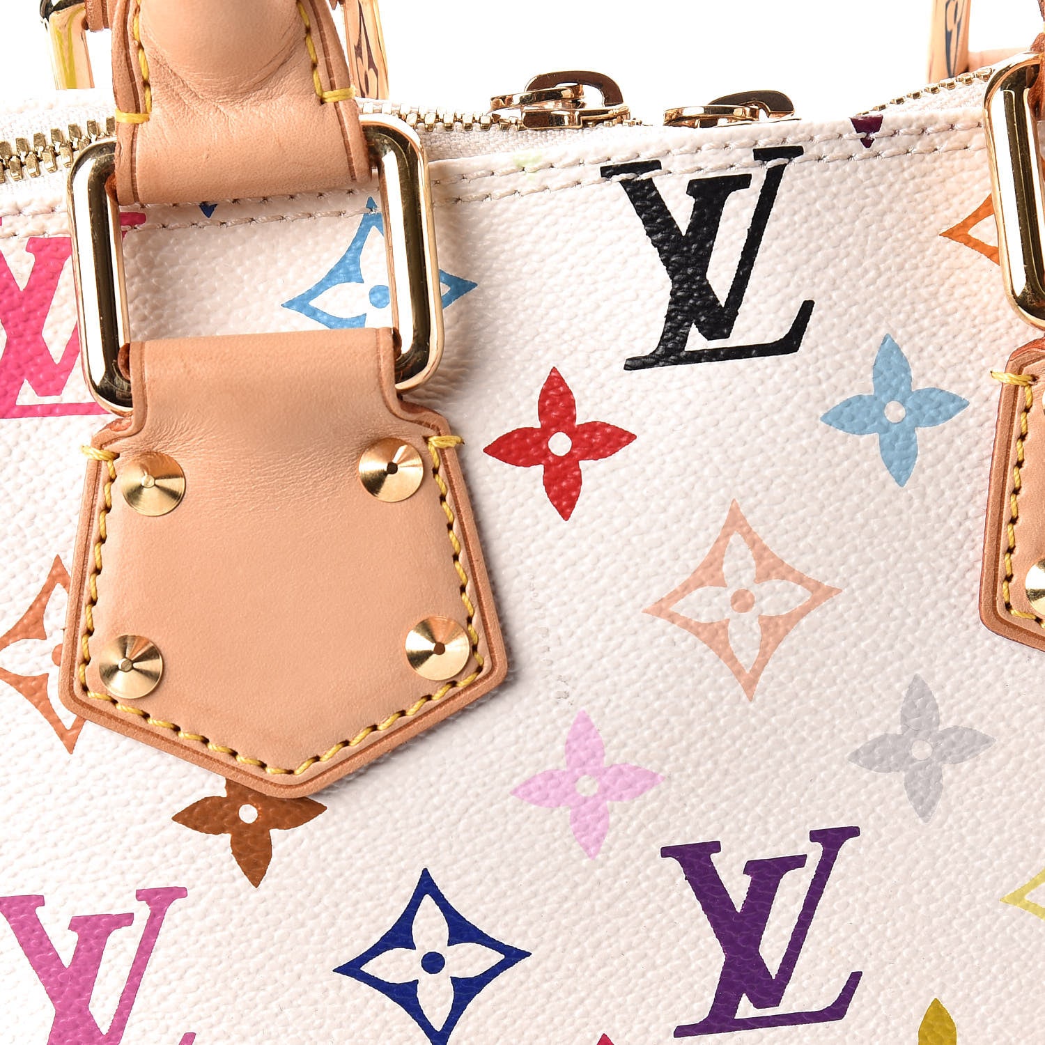 Louis Vuitton Monogram Multicolor Alma White 16 of 16