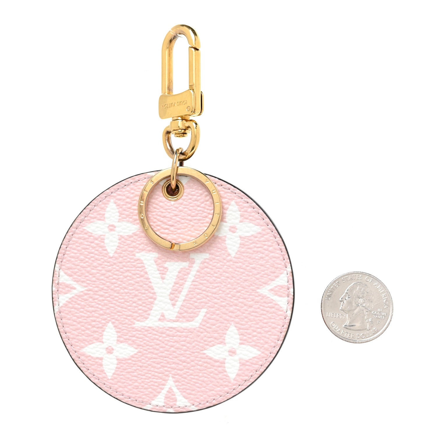 Louis Vuitton Monogram Giant Bag Charm Key Holder Rouge 2 of 3