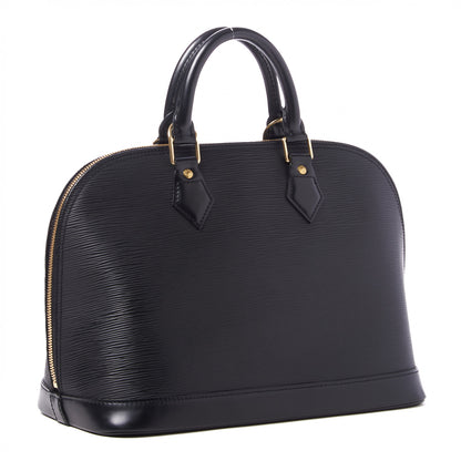 Louis Vuitton Epi Alma PM Black 2 of 10