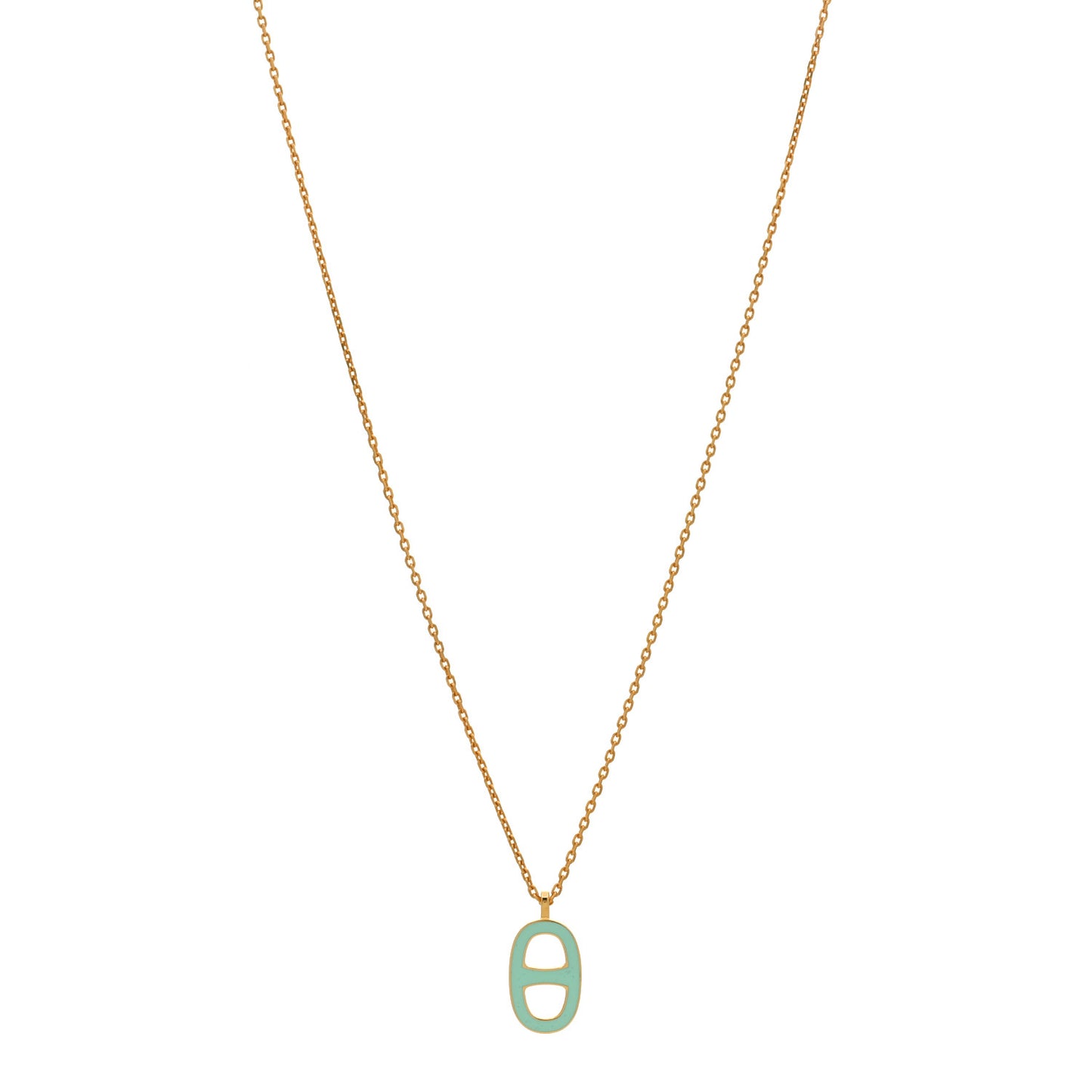 Lacquered Iliade Pendant Necklace Lagon