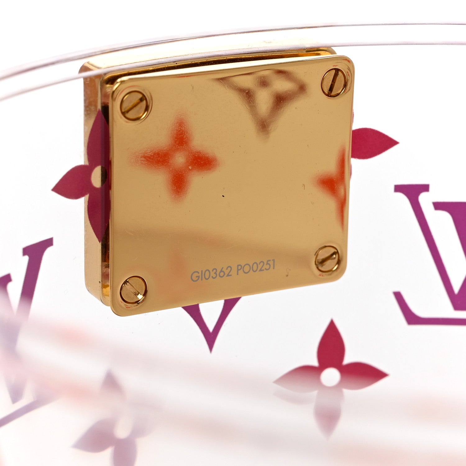 Louis Vuitton Transparent Plexiglass Box Scott Rose Ballerine 8 of 9