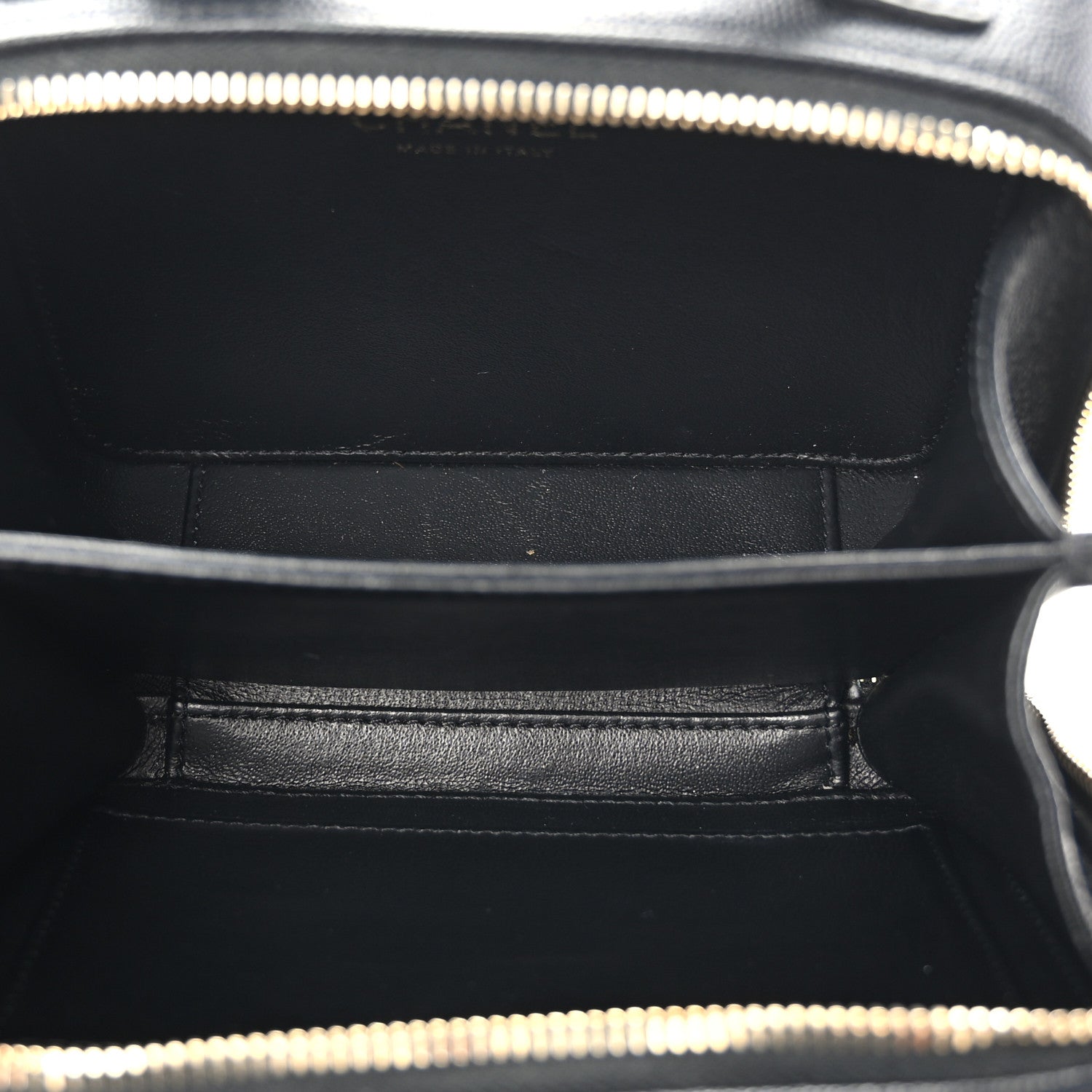 Chanel Caviar Quilted Small CC Filigree Vanity Case Black 4 of 9