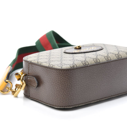 Gucci GG Supreme Monogram Web Neo Vintage Shoulder Bag Beige New Acero Crop 8 of 9