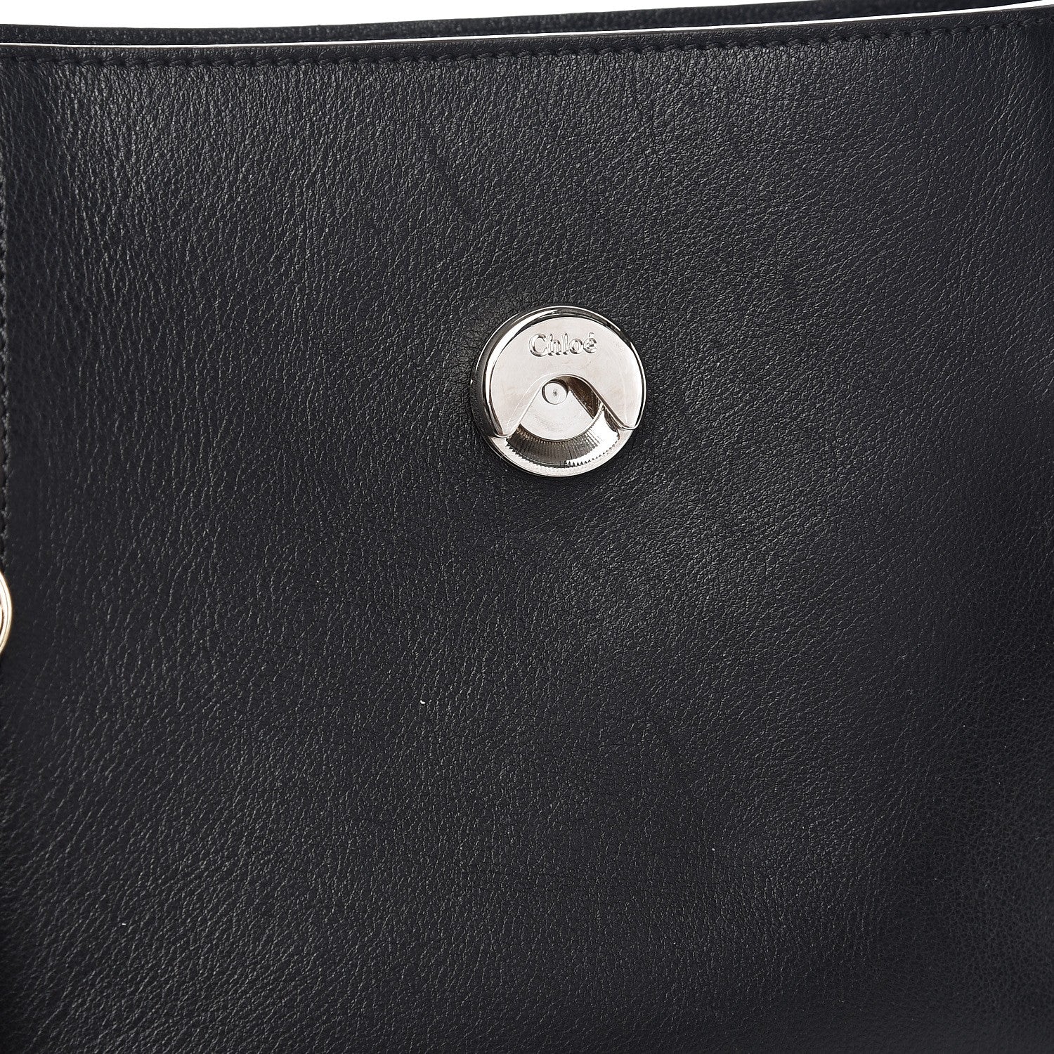 Chloe Calfskin Small Faye Day Shoulder Bag Black 7 of 8