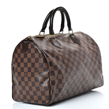 Louis Vuitton Damier Ebene Speedy 35 2 of 13