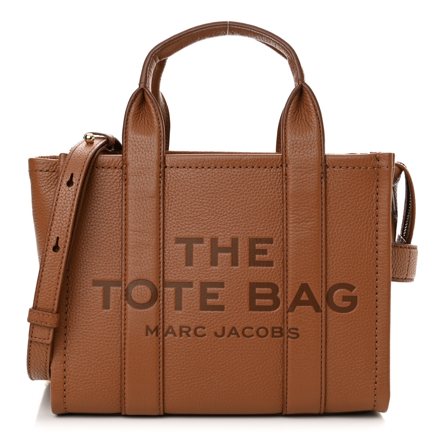 Grained Calfskin Small The Tote Bag Argan Oil