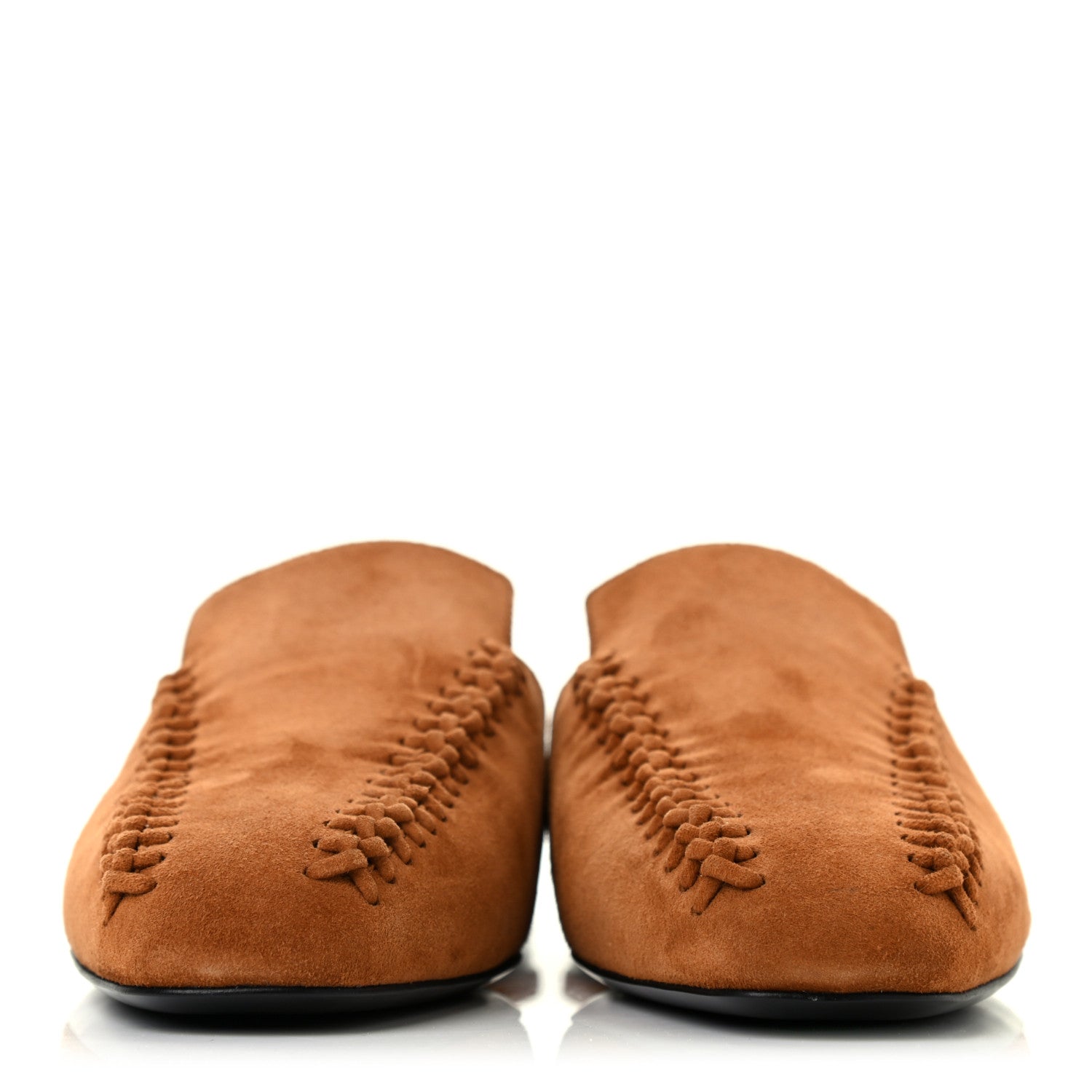 Hermes Suede Goatskin Womens Declic Mule 39.5 2 of 8