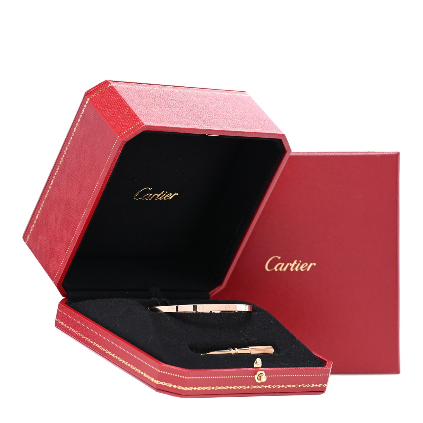 18K Pink Gold Small LOVE Bracelet 19