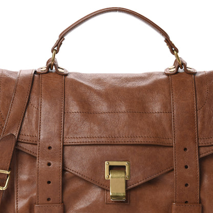 Proenza Schouler Lambskin Medium PS1 Satchel Saddle 11 of 11