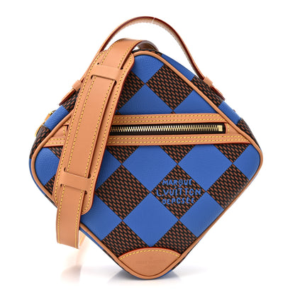 Louis Vuitton Damier Pop Chess Messenger Blue 1 of 10