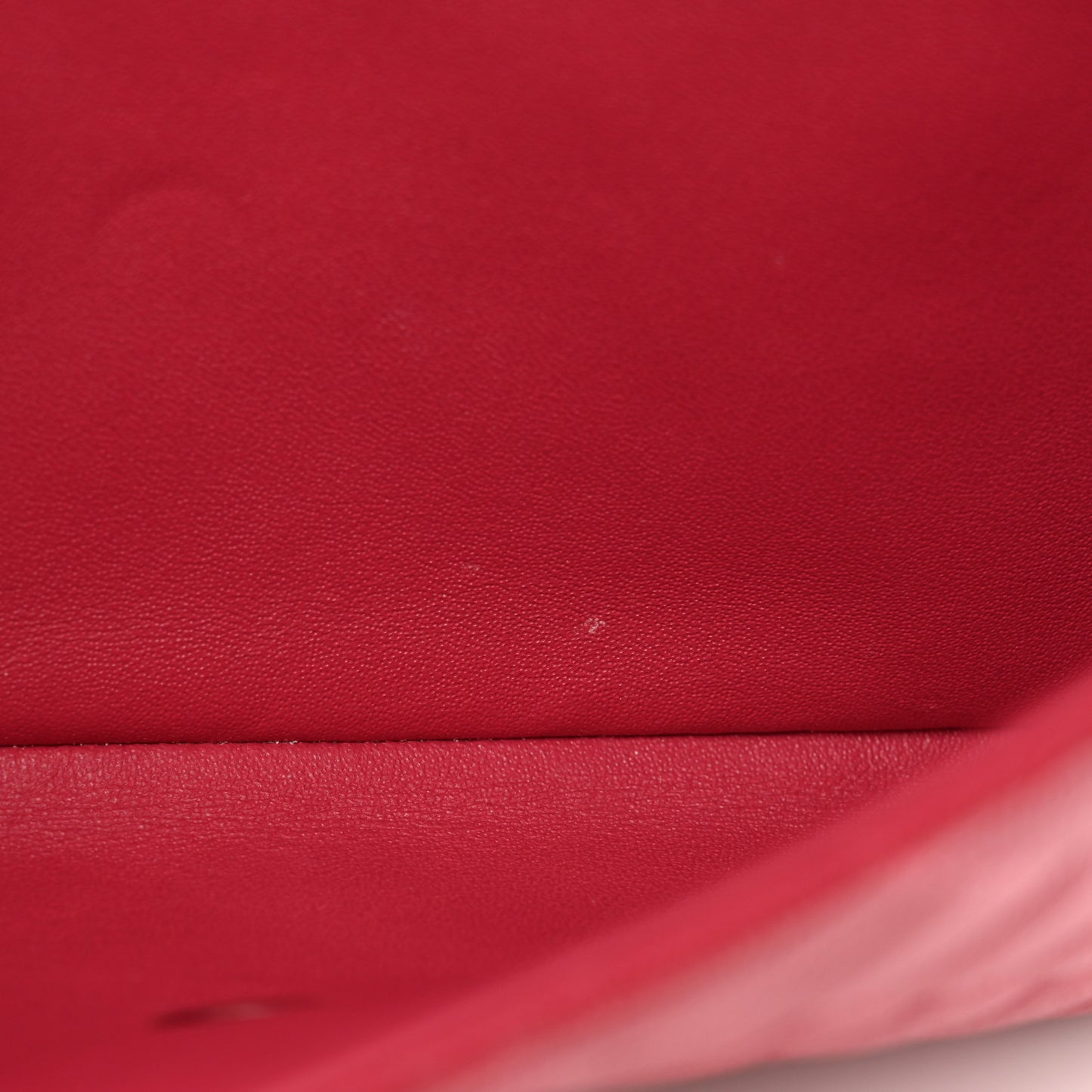 Caviar Quilted Flap Clutch Dark Pink