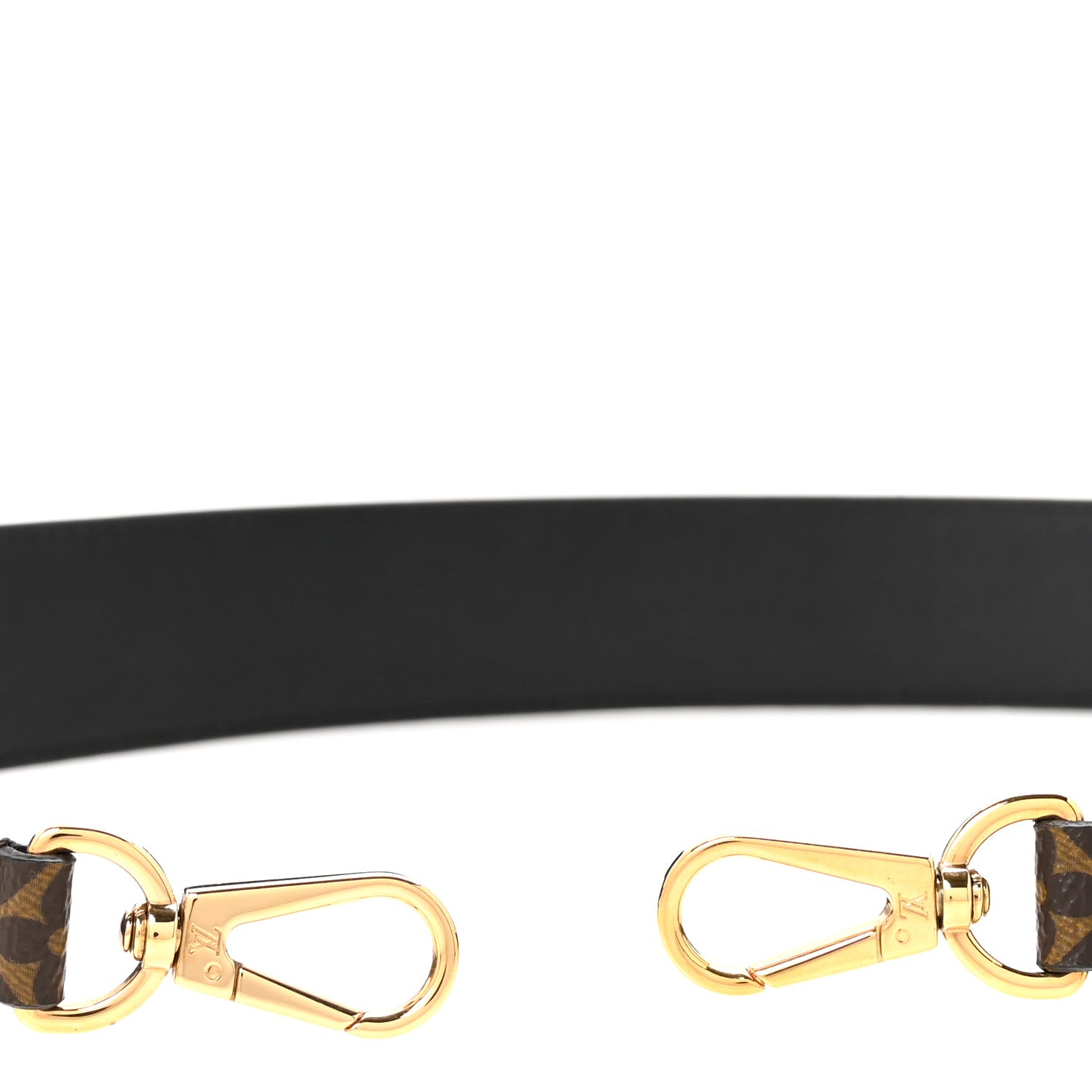 Louis Vuitton Monogram Bandouliere Shoulder Strap Black 3 of 4