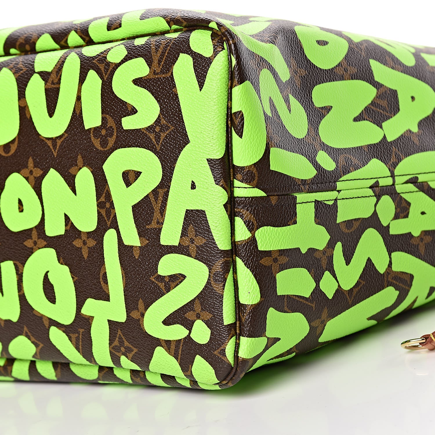 Louis Vuitton Monogram Graffiti Neverfull GM Green 7 of 10