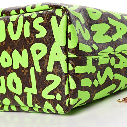 Louis Vuitton Monogram Graffiti Neverfull GM Green 7 of 10