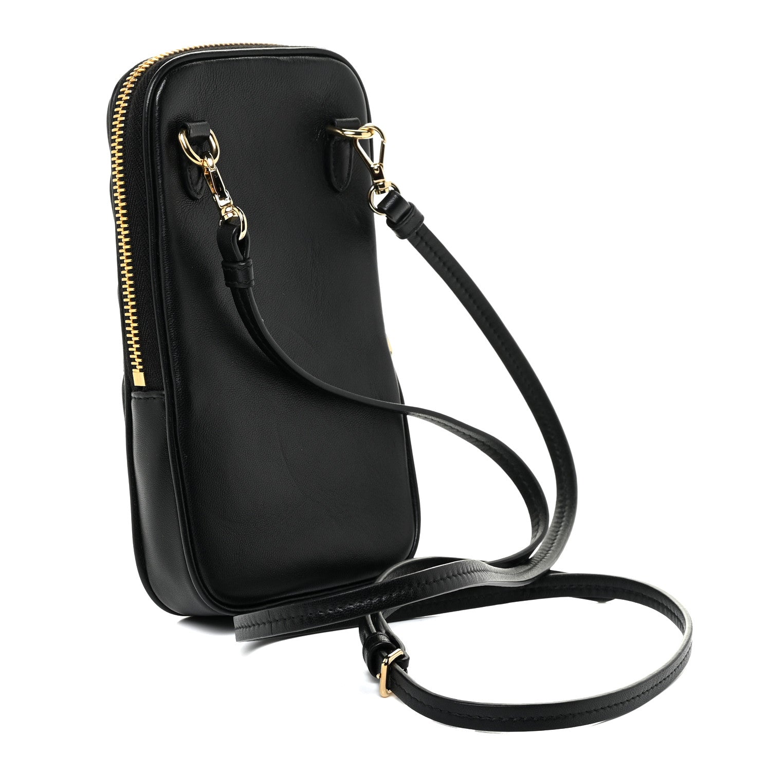 Miu Miu Nappa Matelasse Mini Bandoliera Crossbody Black 3 of 11
