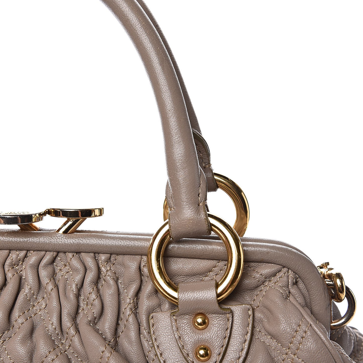 Coated Canvas Quilted Stam Blush