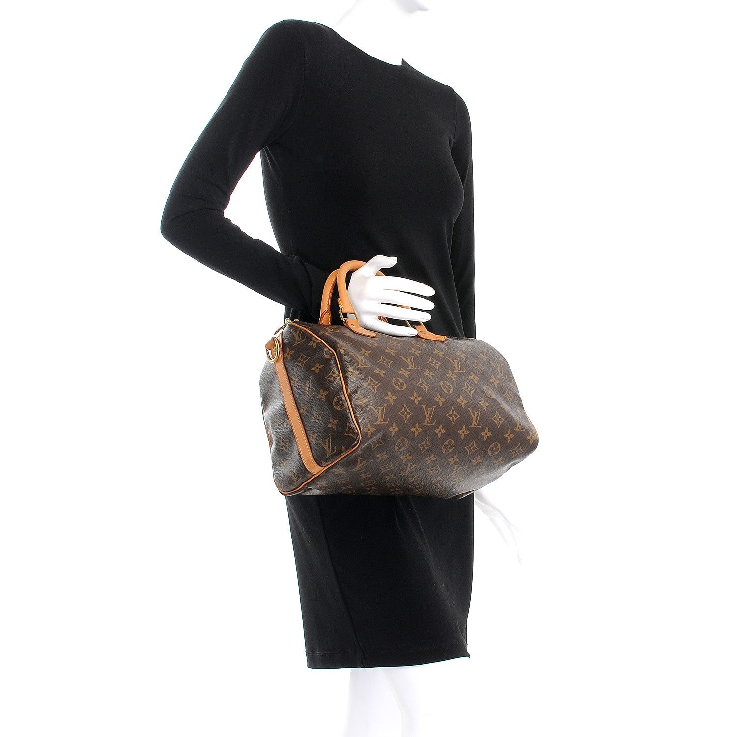 Louis Vuitton Monogram Speedy Bandouliere 30 3 of 11