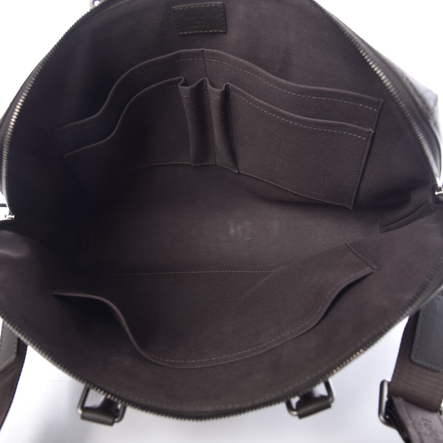 Damier Infini Porte-Documents Jour Granit