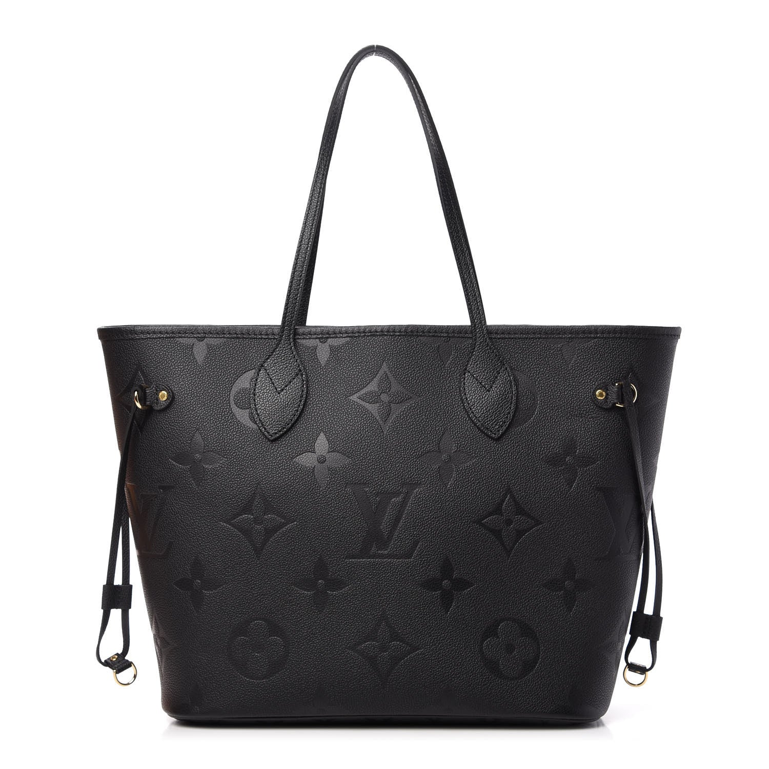 Louis Vuitton Empreinte Monogram Giant Neverfull MM Black 1 of 10
