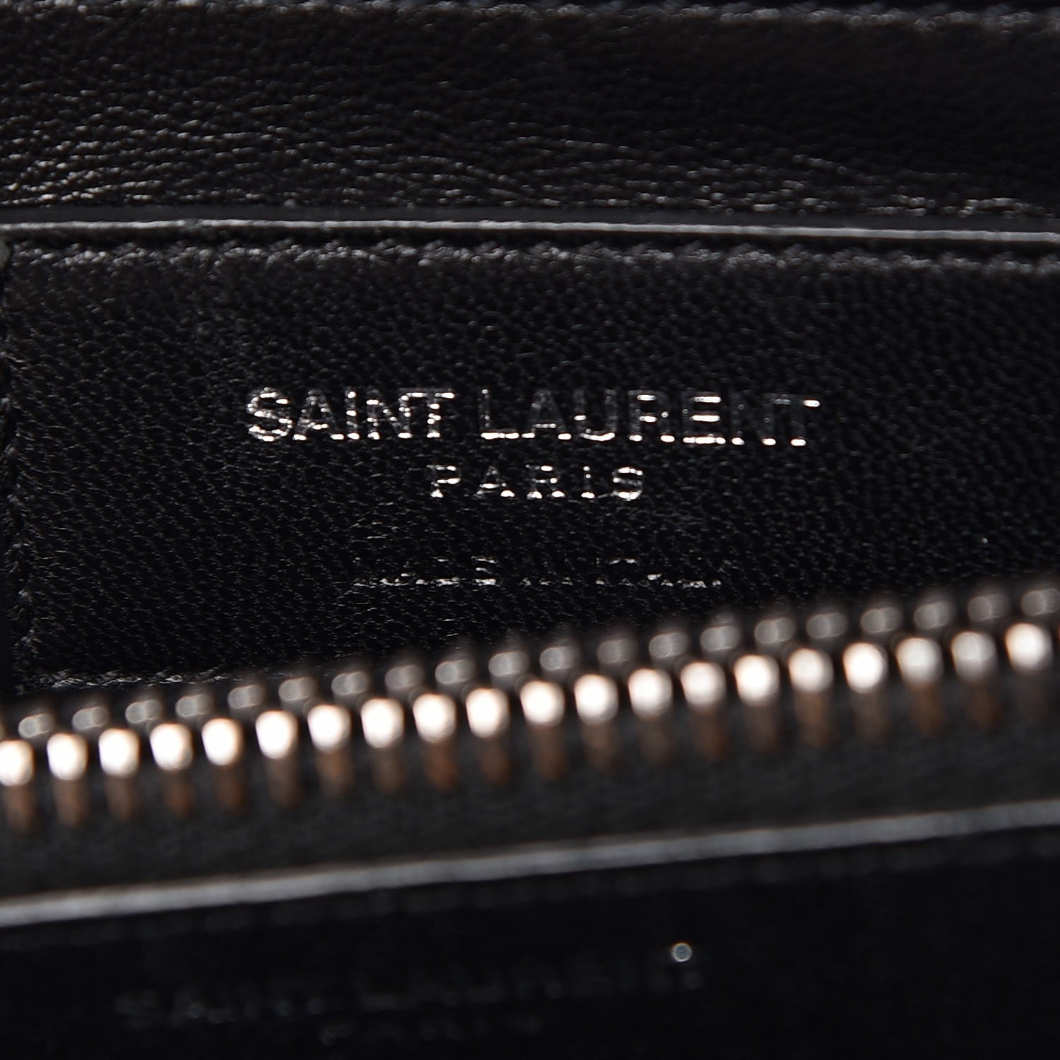 Saint Laurent Sheepskin Matelasse Chevron Monogram Large College Satchel Black 8 of 13