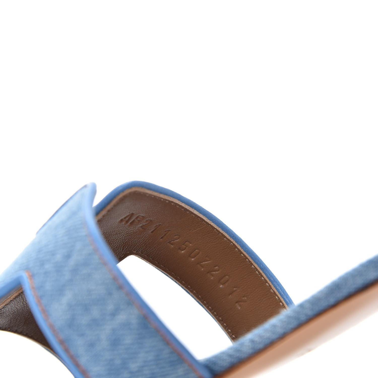 Hermes Denim Oasis Sandals 39 Bleu Clair 10 of 11