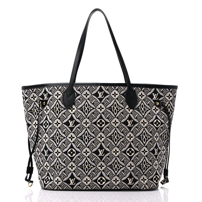 Louis Vuitton Jacquard Since 1854 Neverfull MM Grey 3 of 9