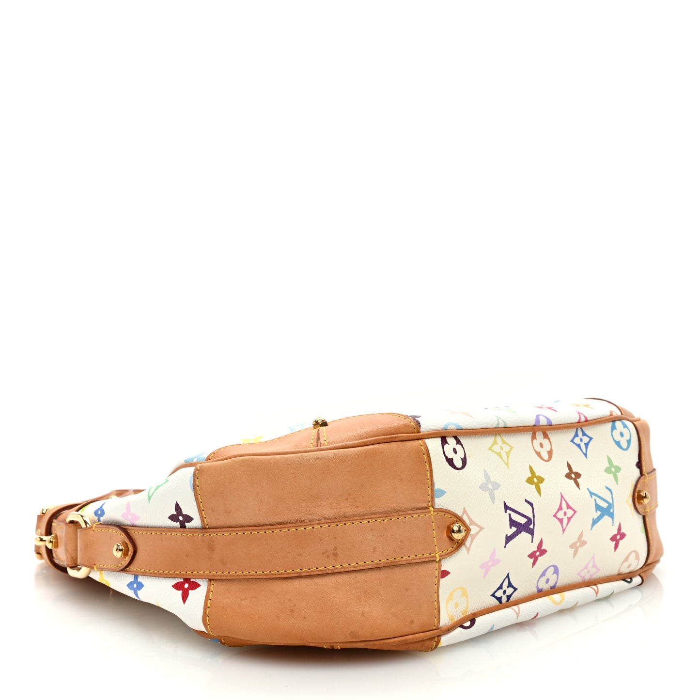 LOUIS VUITTON Monogram Multicolor Greta White