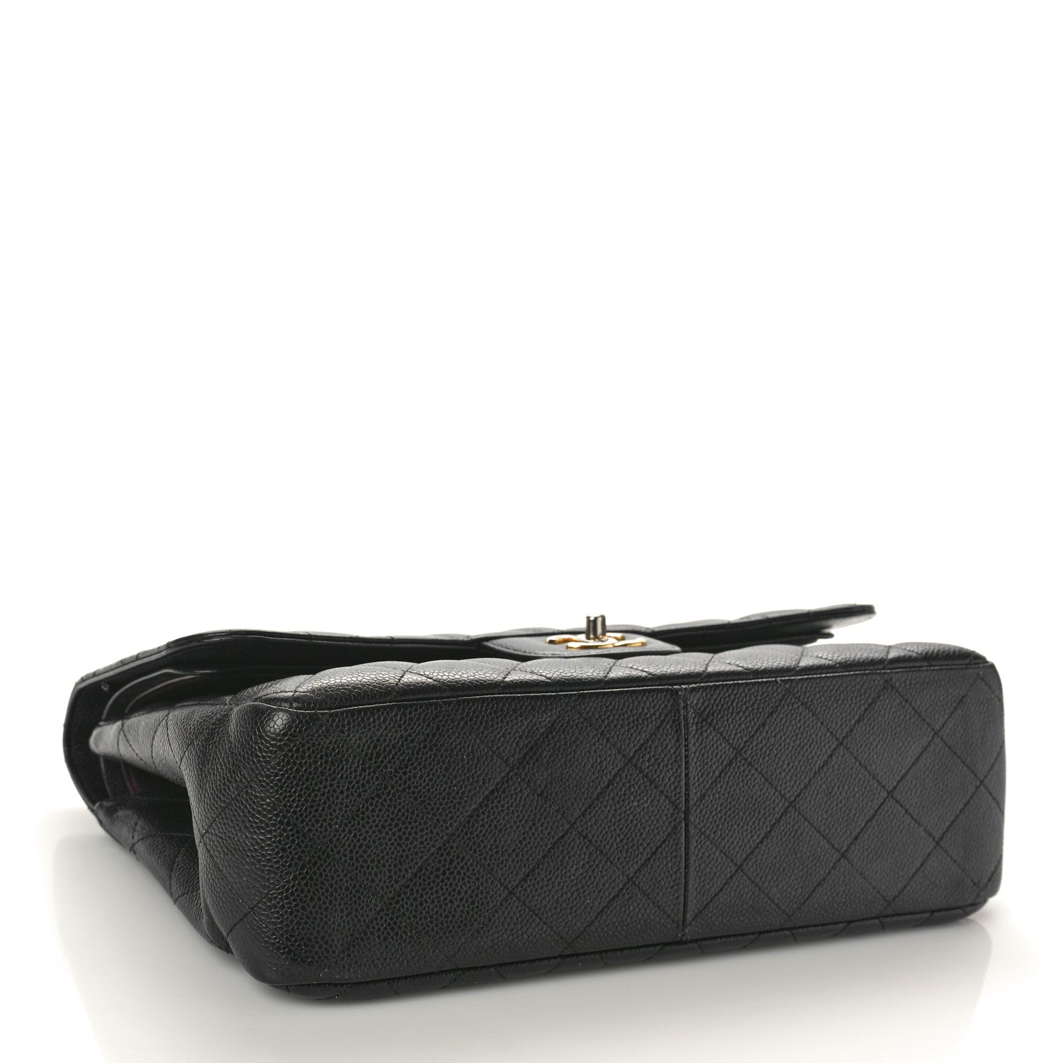 Chanel Caviar Quilted Jumbo Double Flap Black 4 of 10