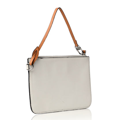 Louis Vuitton Calfskin Pochette White 3 of 8