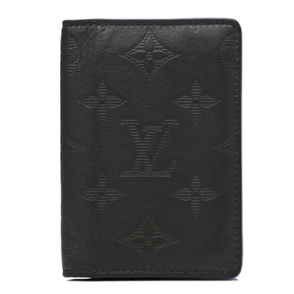 Louis Vuitton Calfskin Monogram Shadow Pocket Organizer Green 1 of 6