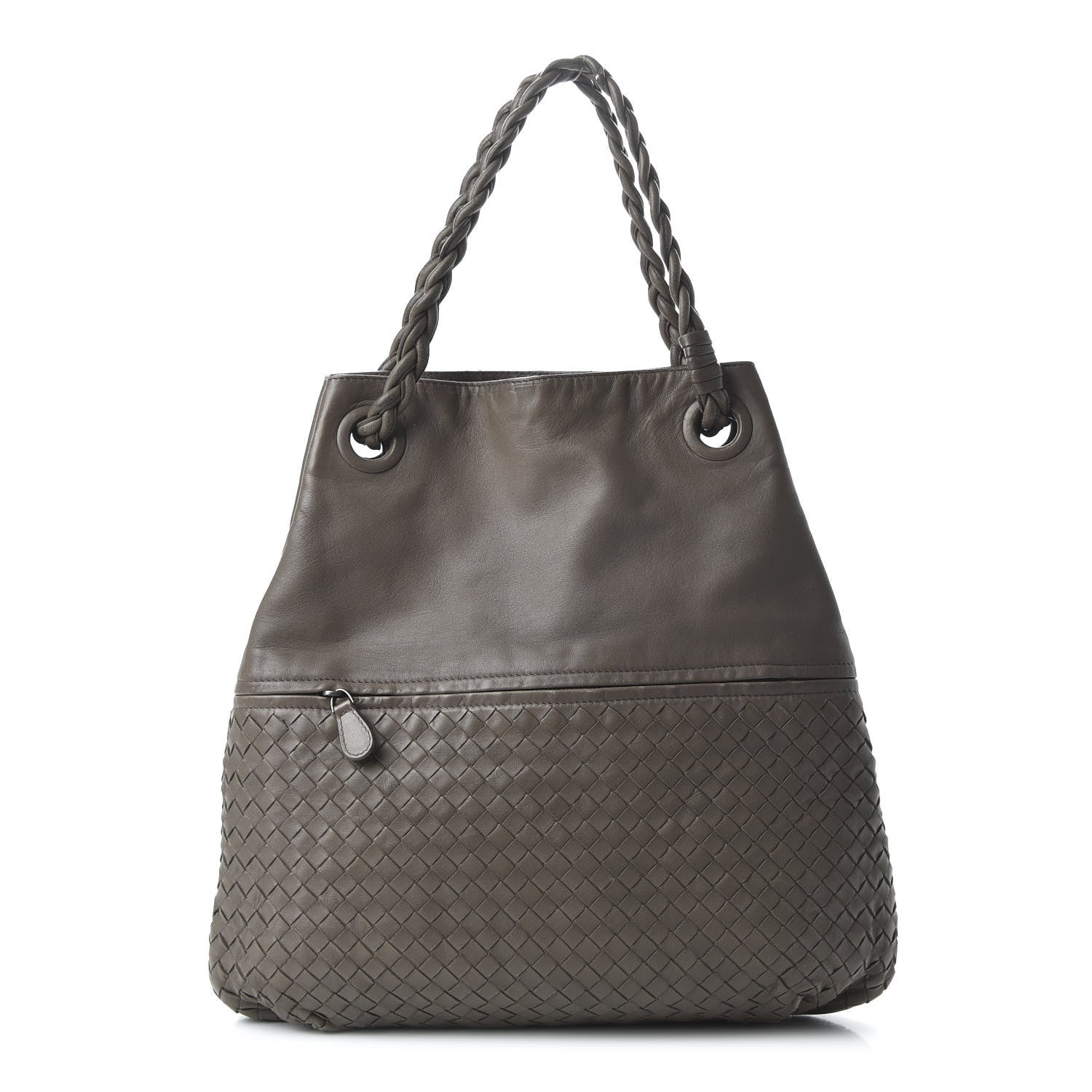 Bottega Veneta Cervo Deerskin Julie Tote Steel 1 of 10