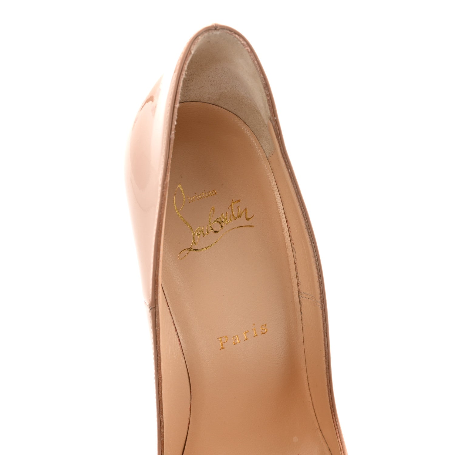 Christian Louboutin Patent So Kate 120 Pumps 37 Nude 8 of 9