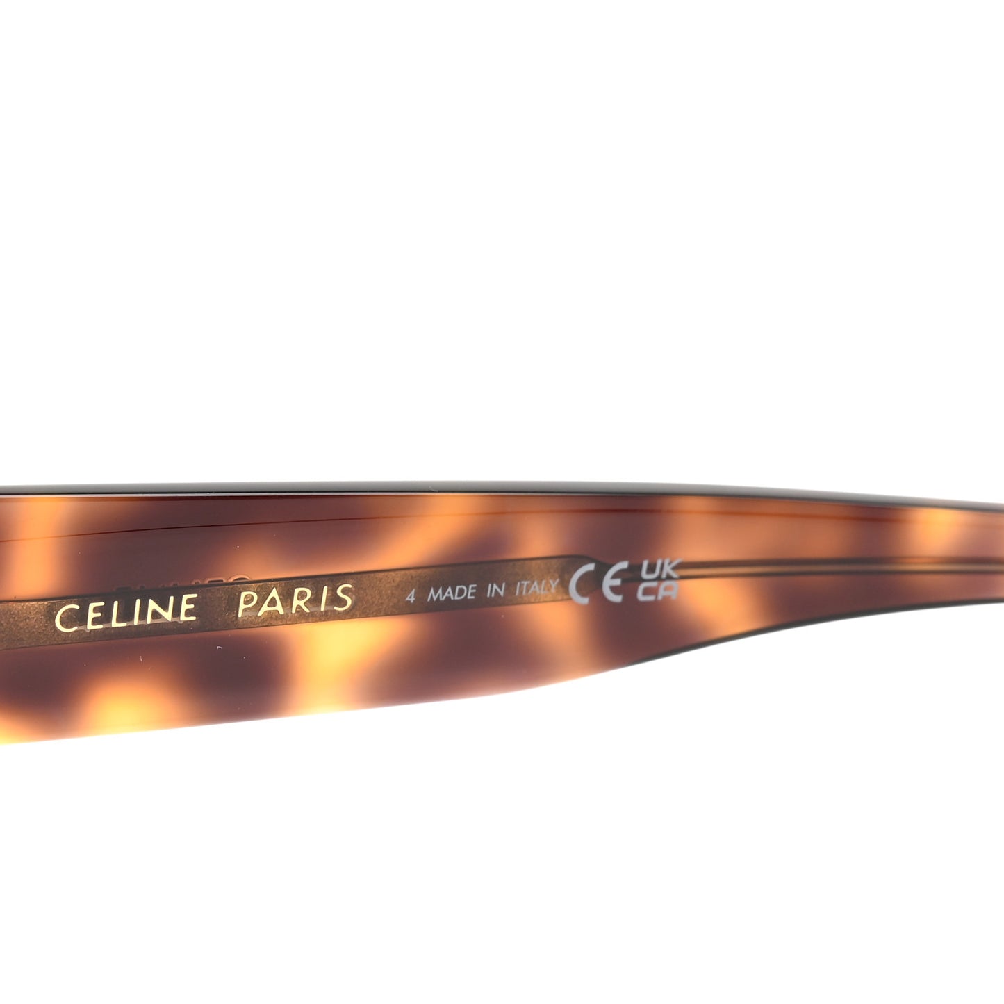 Acetate Black Frame 55 Sunglasses CL40297U Caramel Havana