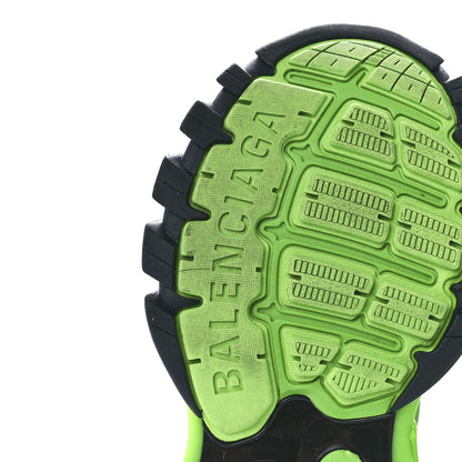 Balenciaga Mesh Nylon Metallic Fabric Womens Track Sneakers 36 Blue Green 6 of 9