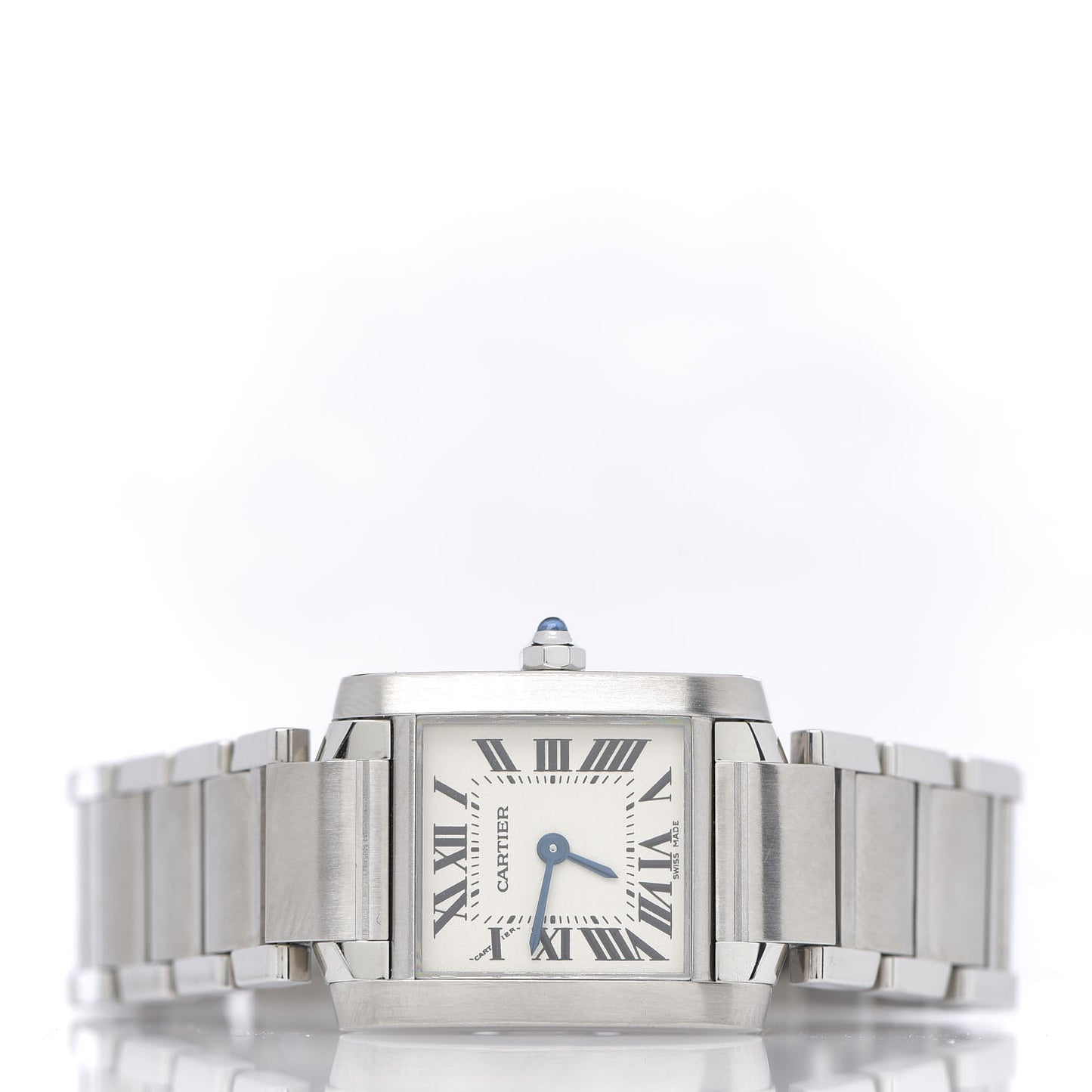 Stainless Steel 20mm Tank Francaise Quartz Watch